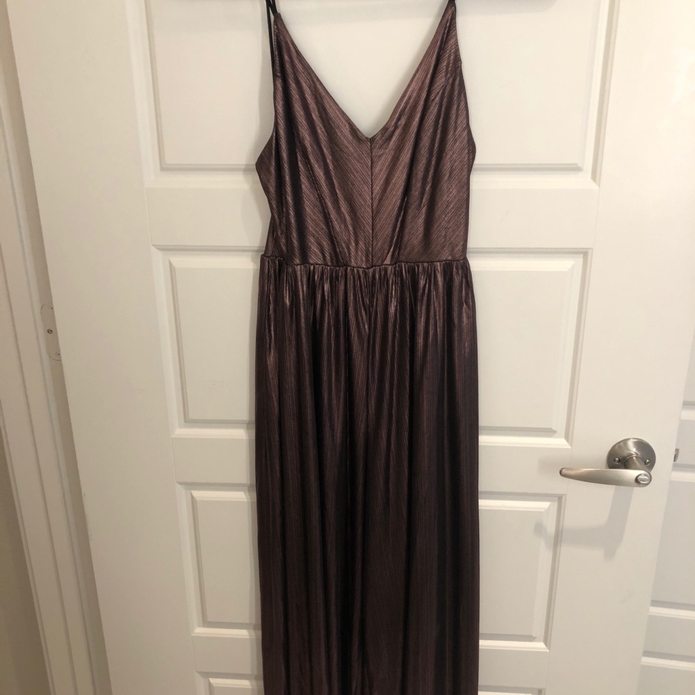 Urban Outfitters metallic jumpsuit - medium